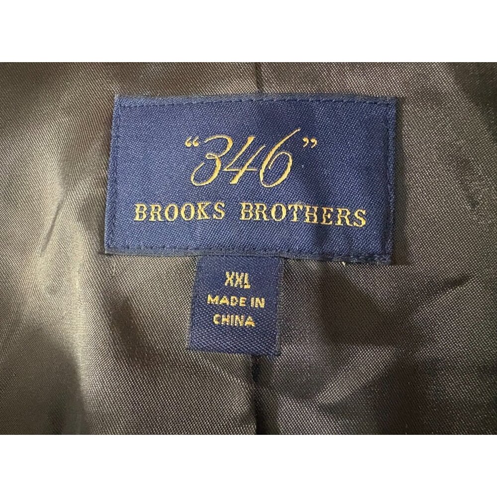 Brooks Brothers Heavy 3/4 lenght Leather Sport Coat Jacket Sz 2XL color Brown - Picture 2 of 11